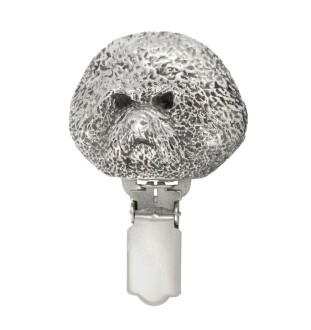 Bichon Frise clipring posrebrzany Art-Dog